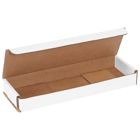 Bsc Preferred 10 x 3 x 1'' White Corrugated Mailers, 50PK BUY00017104